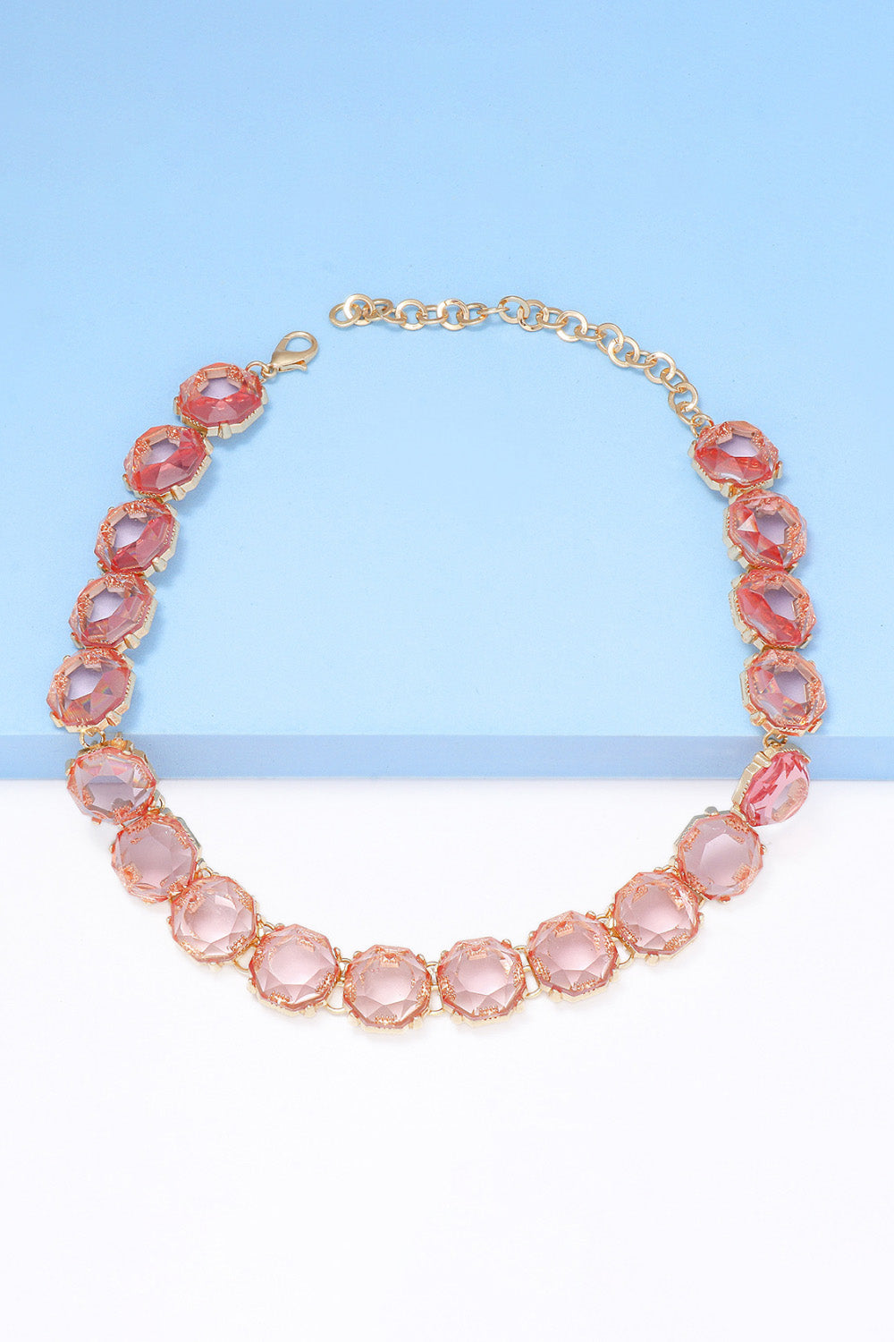 Zinc Alloy Resin Necklace Trendsi