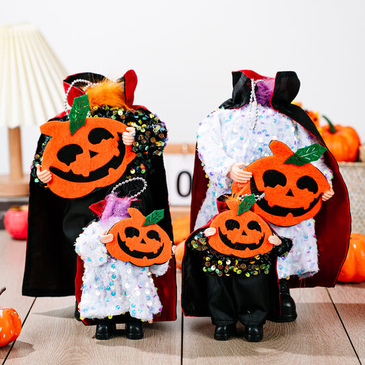 Two-Piece Sequin Halloween Hanging Widgets Trendsi