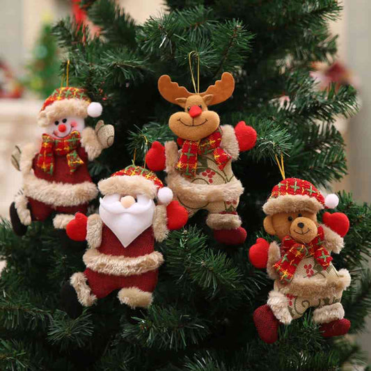 4-Piece Christmas Hanging Widgets Trendsi