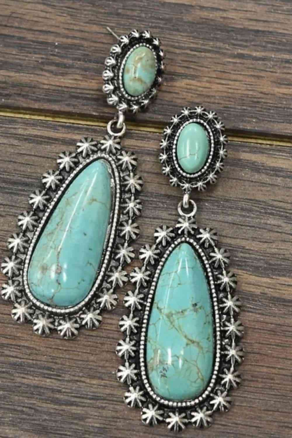 Artificial Turquoise Earrings Trendsi