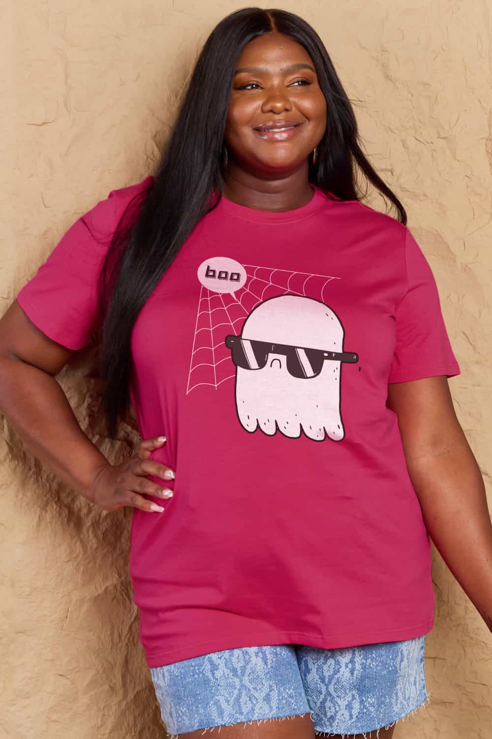 Simply Love Full Size BOO Graphic Cotton T-Shirt Trendsi