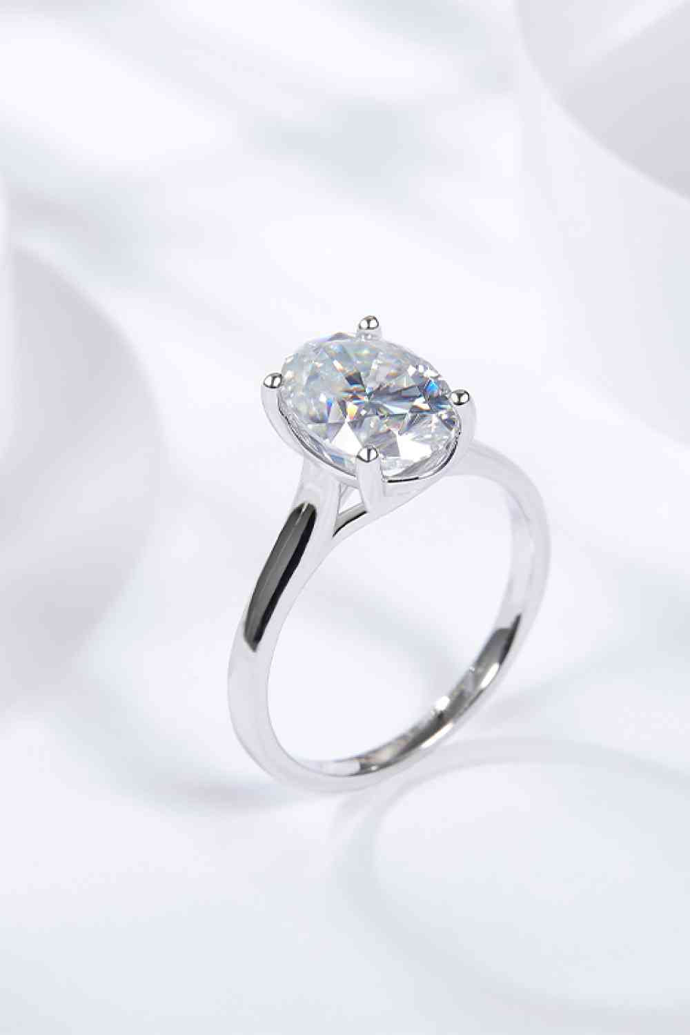 2.5 Carat Moissanite Solitaire Ring Trendsi