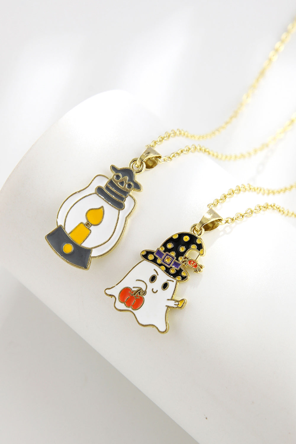 Two-Piece Halloween Theme Necklace Set Trendsi