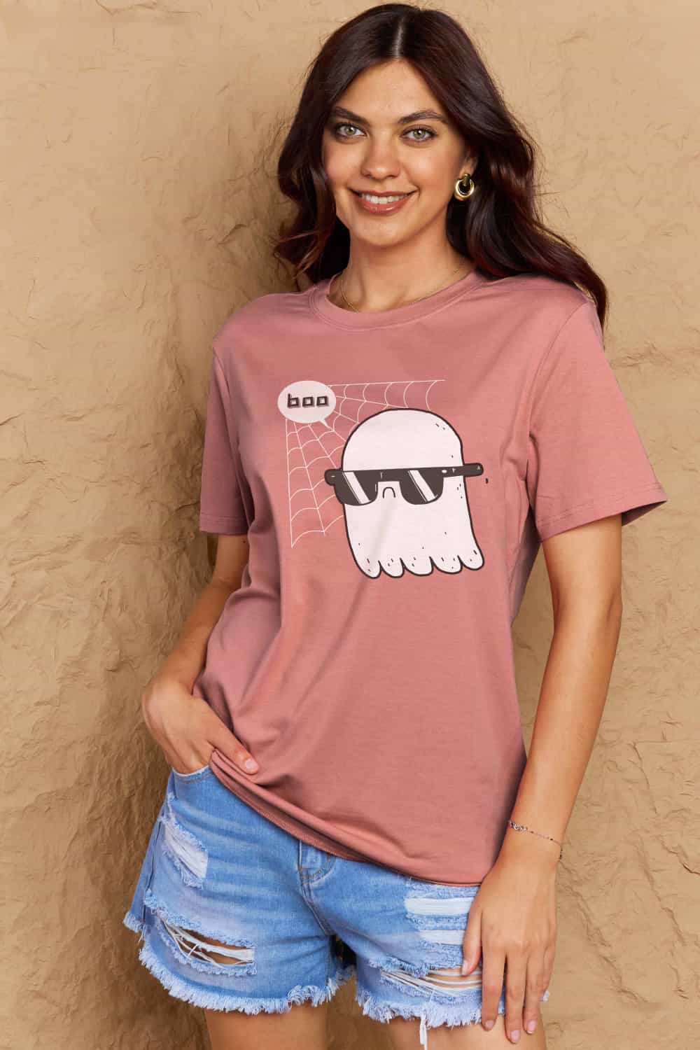 Simply Love Full Size BOO Graphic Cotton T-Shirt Trendsi