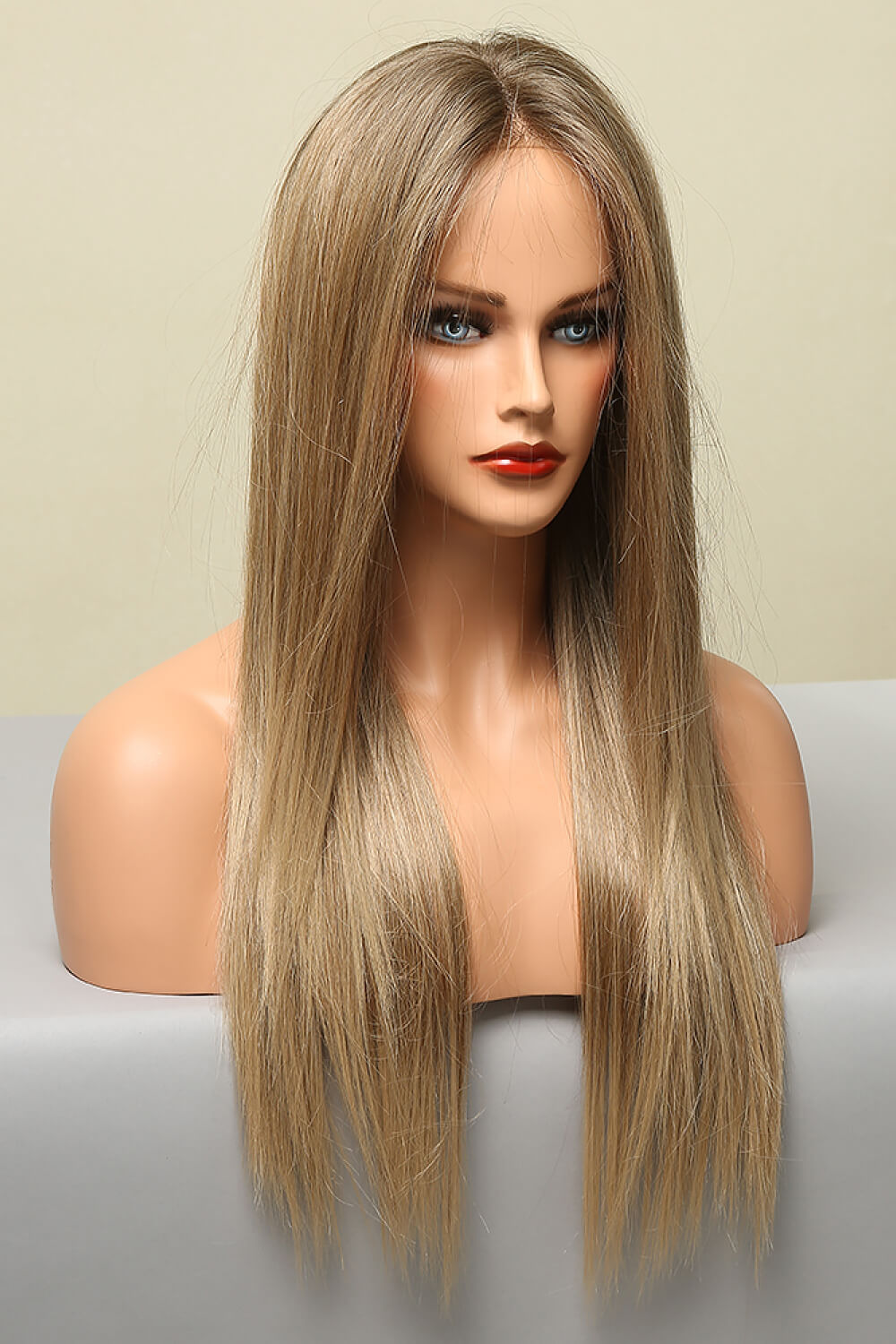 13*2" Long Straight Lace Front Synthetic Wigs 26" Long 150% Density Trendsi