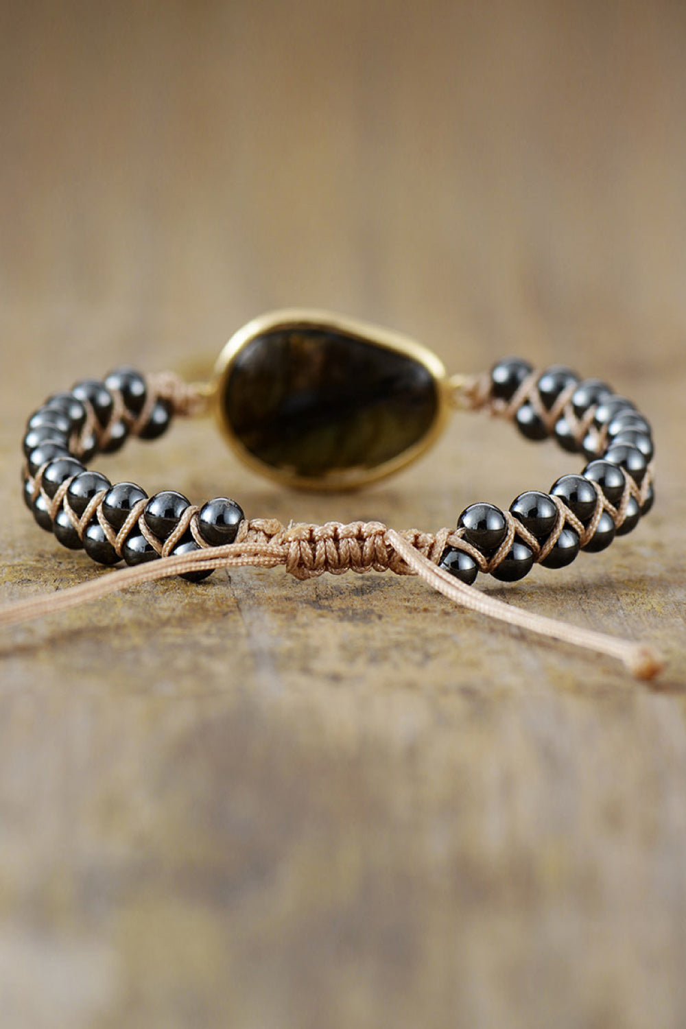 Natural Stone Beaded Bracelet Trendsi