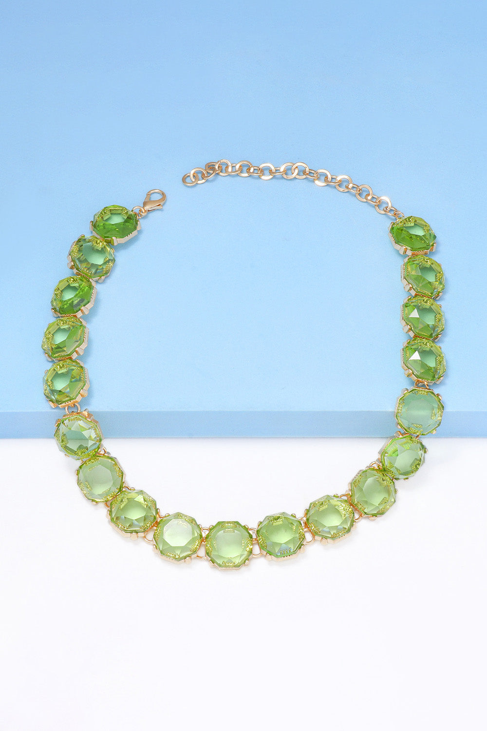 Zinc Alloy Resin Necklace Trendsi