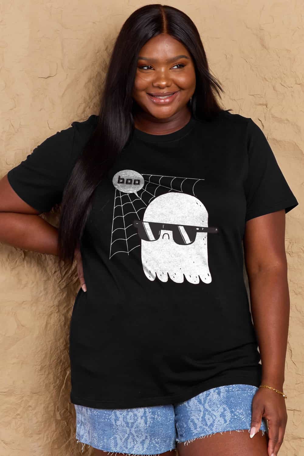 Simply Love Full Size BOO Graphic Cotton T-Shirt Trendsi