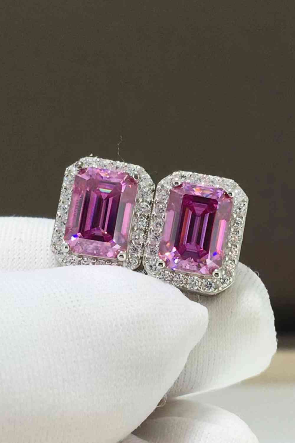 Shiny and Elegant 2 Carat Moissanite Stud Earrings Trendsi