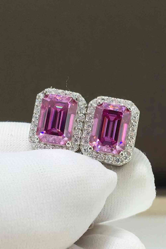 Shiny and Elegant 2 Carat Moissanite Stud Earrings Trendsi