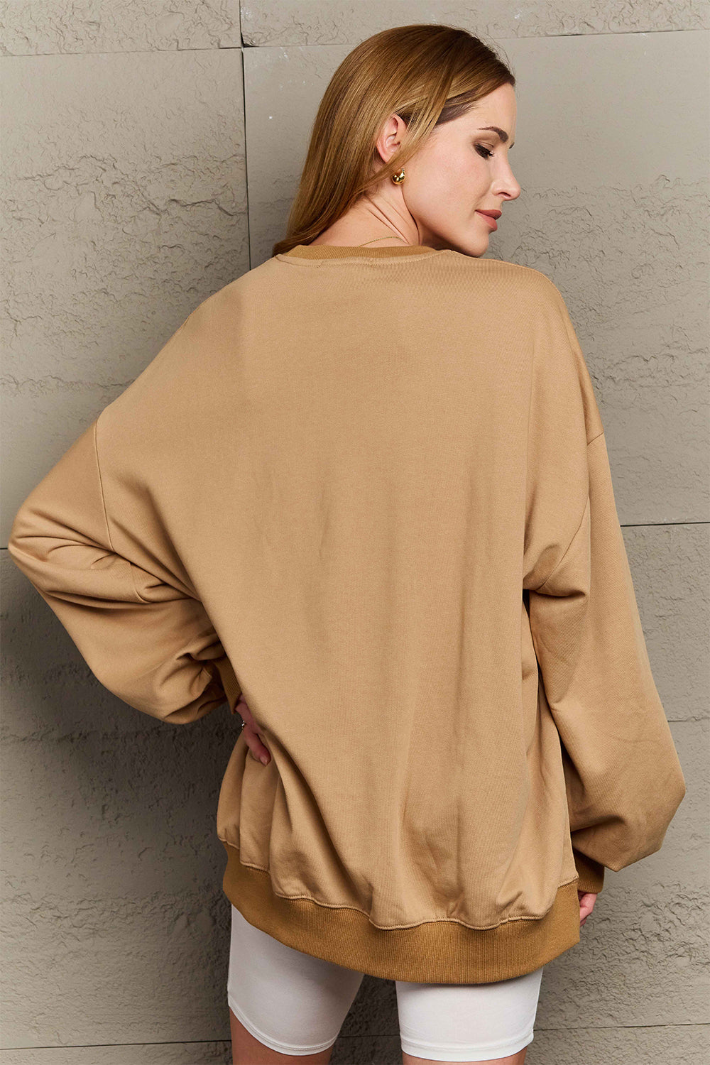 Simply Love Full Size MOM STER Graphic Sweatshirt Trendsi