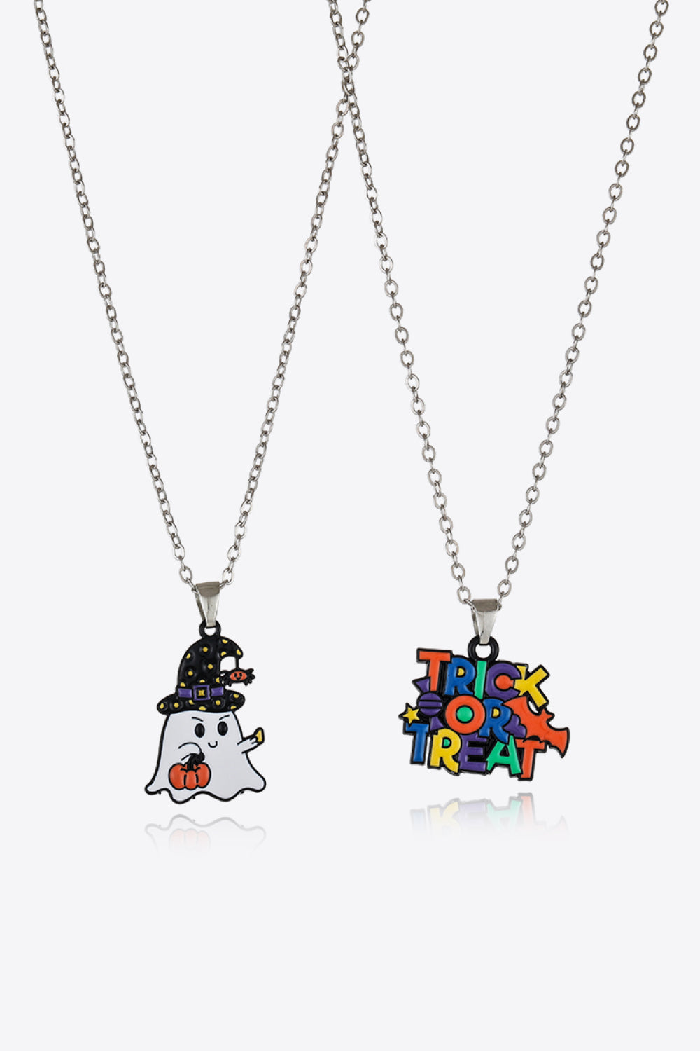 Two-Piece Halloween Theme Necklace Set Trendsi