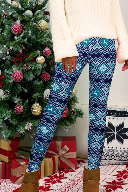 Full Size Geometric Leggings Trendsi