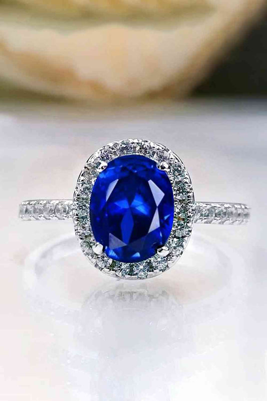 2 Carat Moissanite Pigeon Egg Ring Trendsi