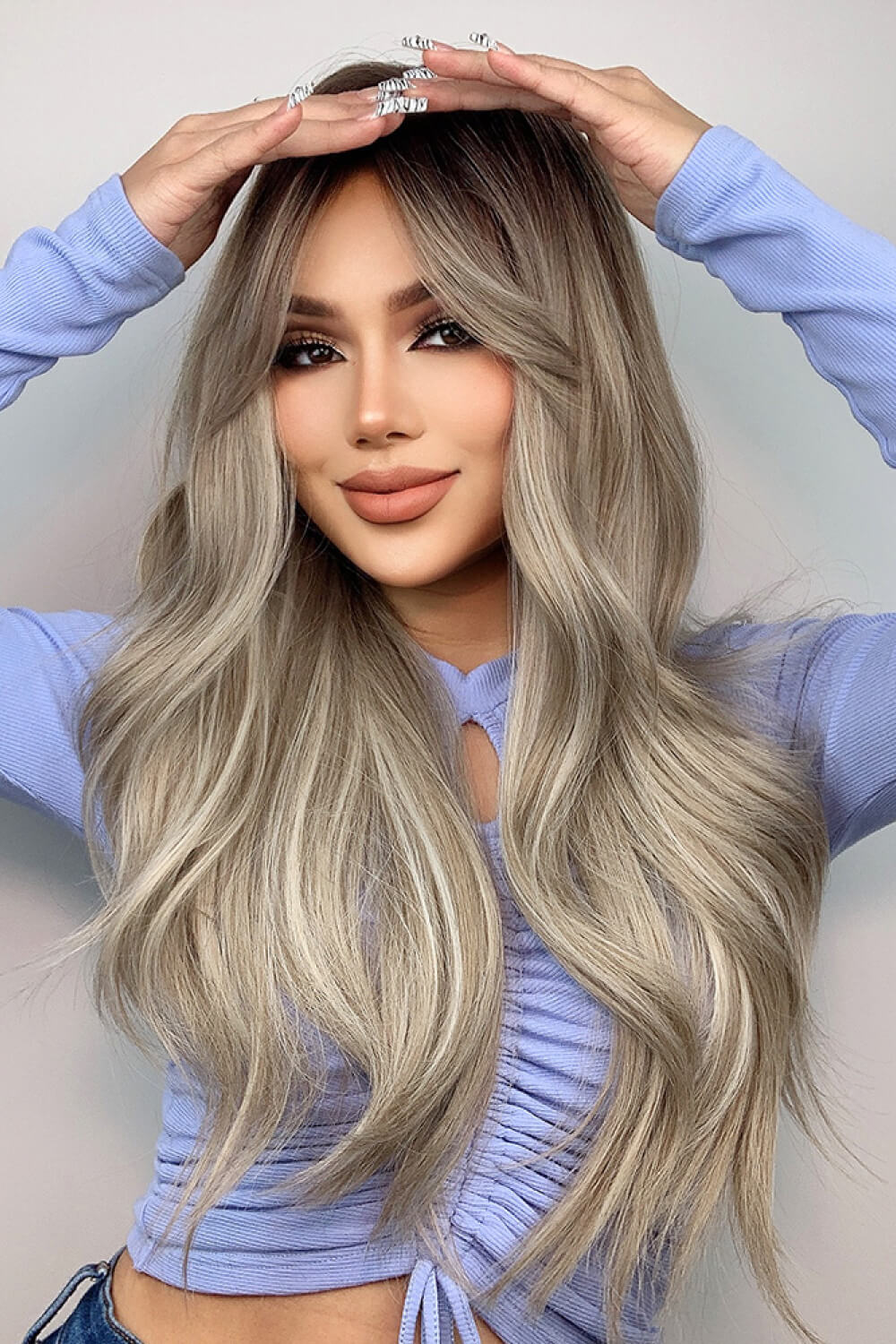 Full Machine Long Wave Wigs 26'' Trendsi
