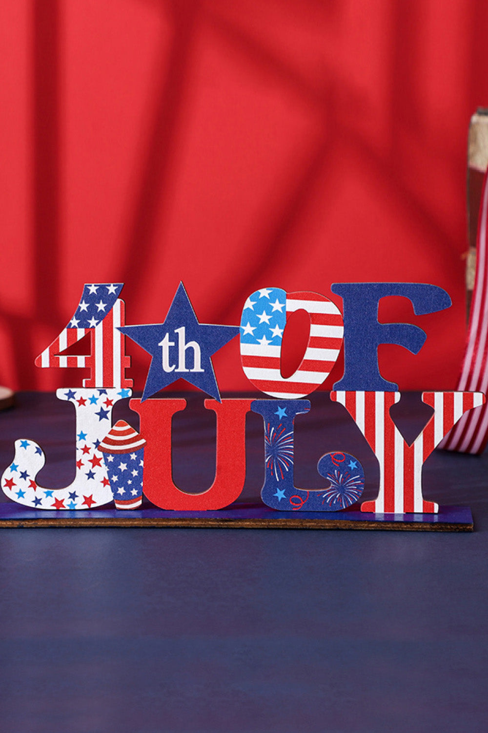 Independence Day Wood Decorative Ornament Trendsi