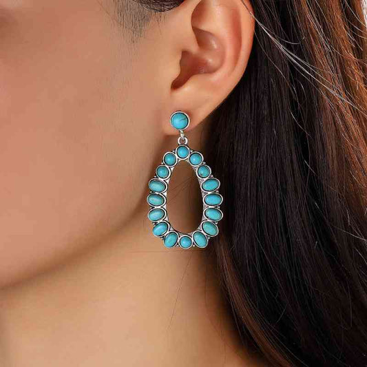 Artificial Turquoise Earrings Trendsi