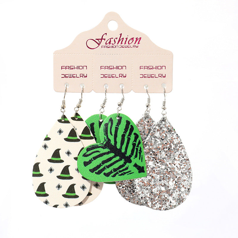 Teardrop Shape Halloween Theme Dangle Earrings Trendsi