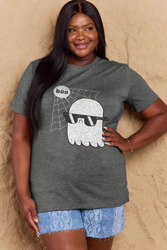 Simply Love Full Size BOO Graphic Cotton T-Shirt Trendsi