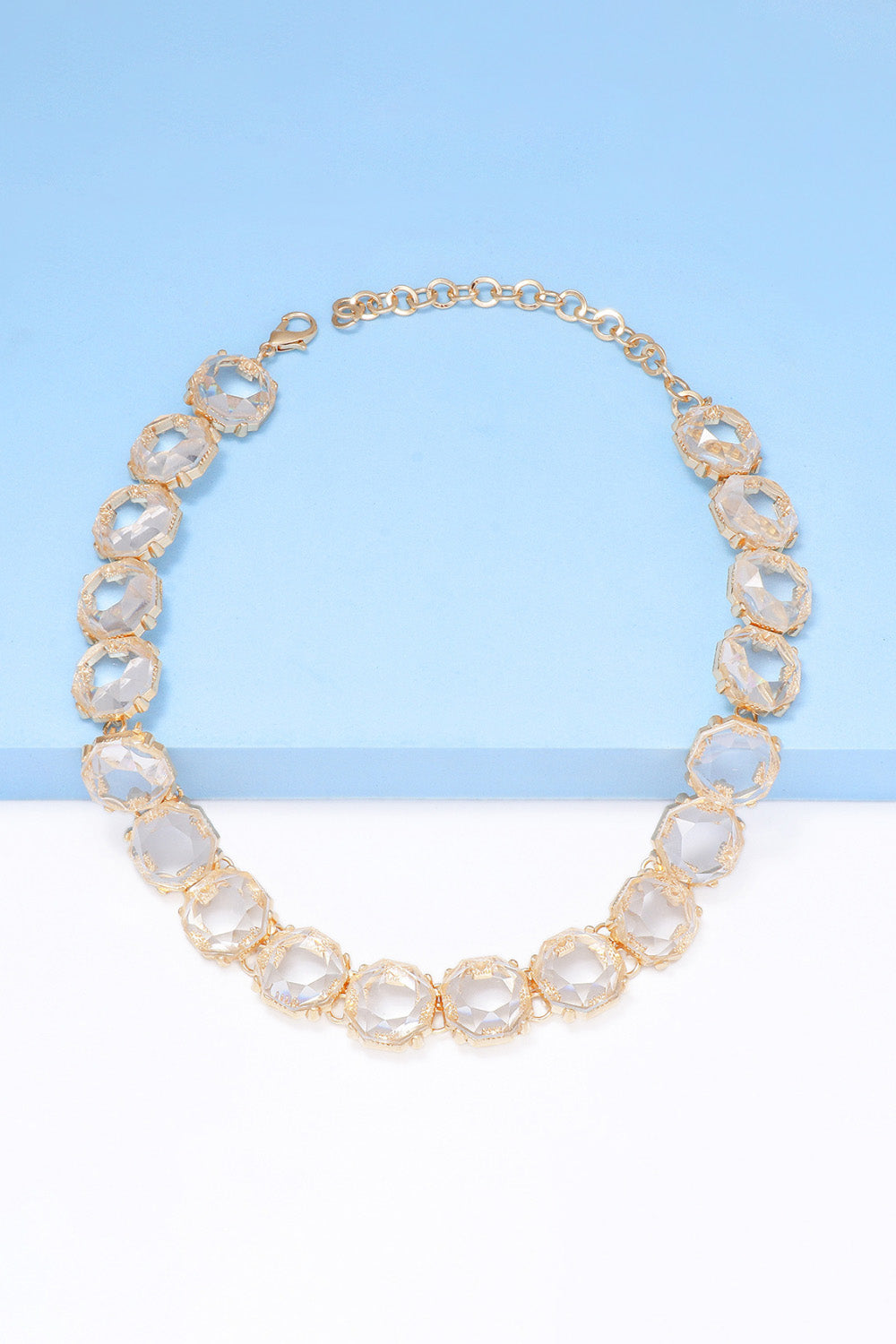 Zinc Alloy Resin Necklace Trendsi