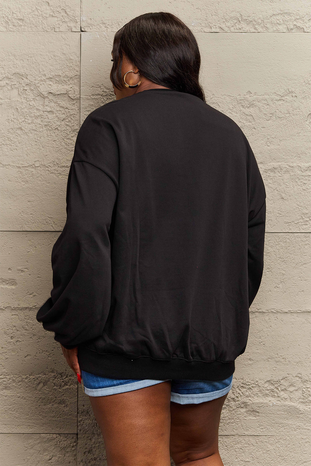 Simply Love Full Size MOM STER Graphic Sweatshirt Trendsi