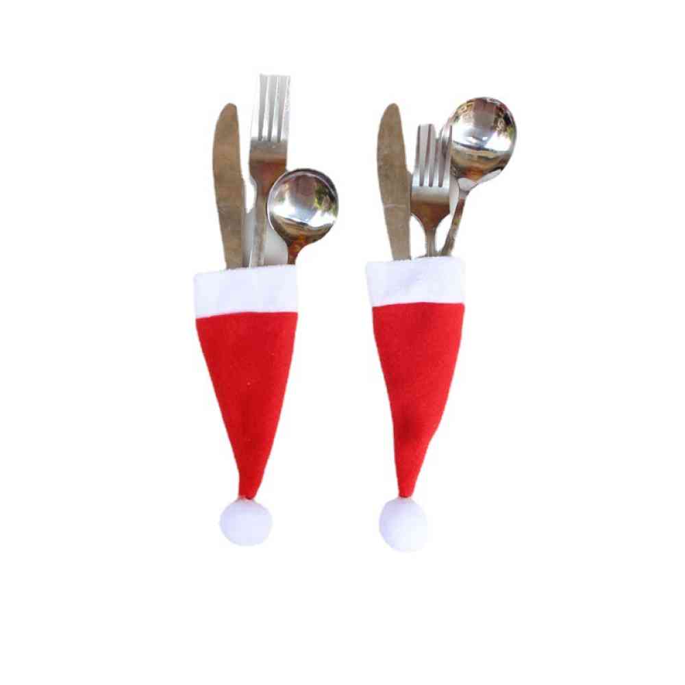 20-Piece Christmas Hat Cutlery Holders Trendsi