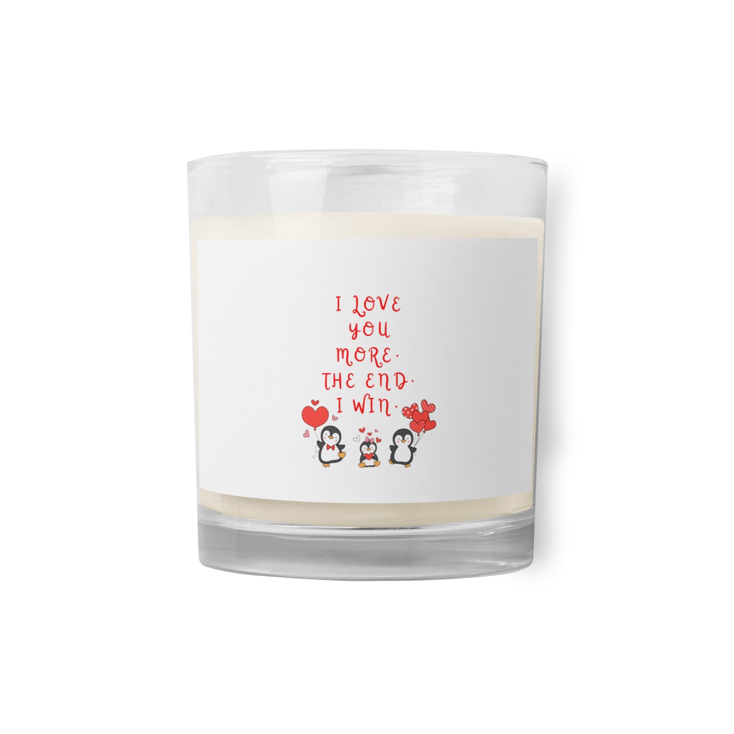 Glass jar soy wax candle honeybeebowtique