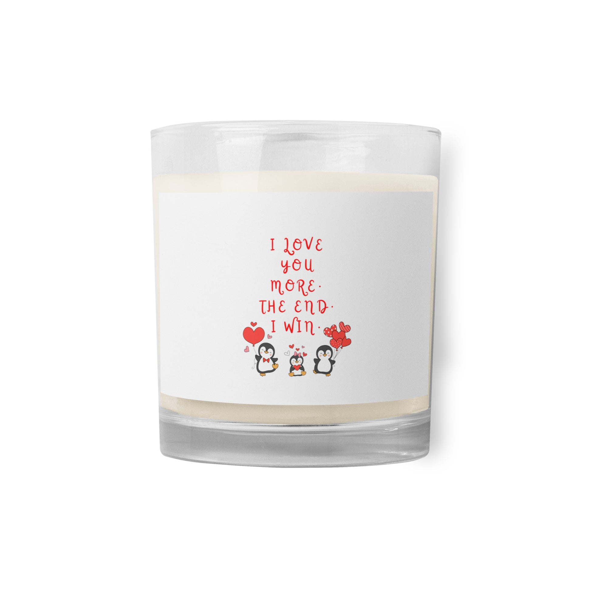 Glass jar soy wax candle honeybeebowtique